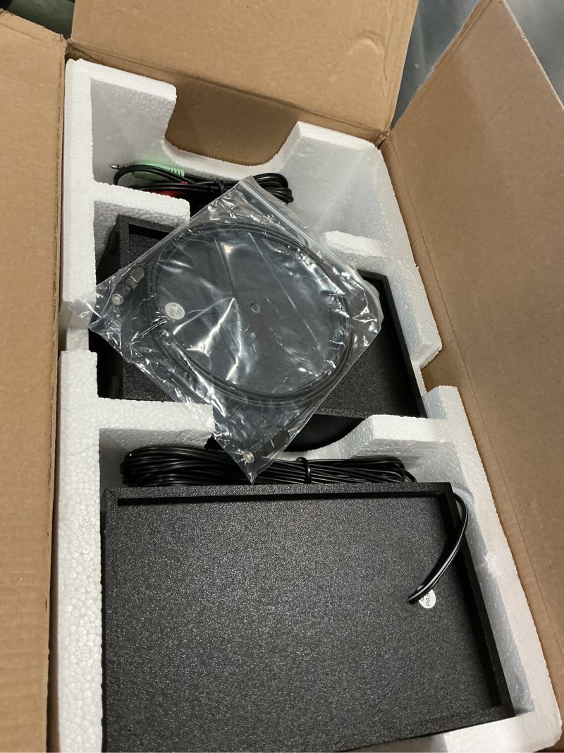 Condition photo showing Good Condition for Acoustic Audio by Goldwood Bluetooth 2.1 Speaker System 2.1-Channel Home Theater Speaker System, Black (AA2170)