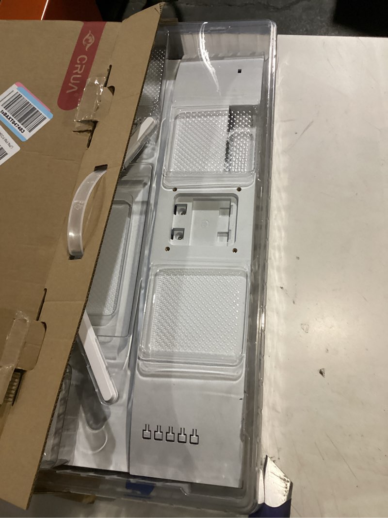 Condition photo showing Good Condition for CRUA 24 Inch Curved Monitor, FHD(1920×1080P) 100HZ 120% sRGB Computer Monitors, Narrow Bezels on Three Sides, Blue Light Filter PC Monitor for Home, Office and Dormitory(HDMI, VGA)-White 24Inch White