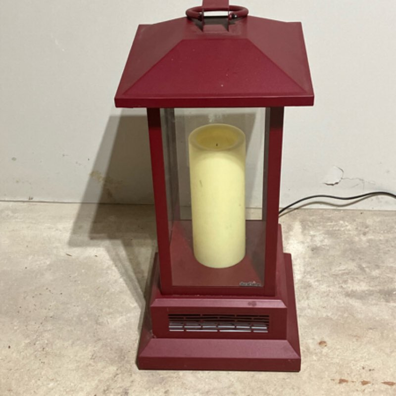 Duraflame lantern with infrared quartz heater