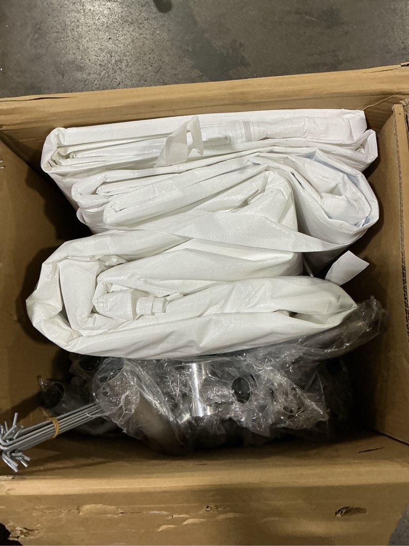 Condition photo showing As Is for similar to stock photo garvee 4 piece canopy sidewalls for 10x10 pop up canopy - waterproof & 99% uv protection canopy side walls instant canopy tent sunwalls (tent not included), white white 4 sidewalls