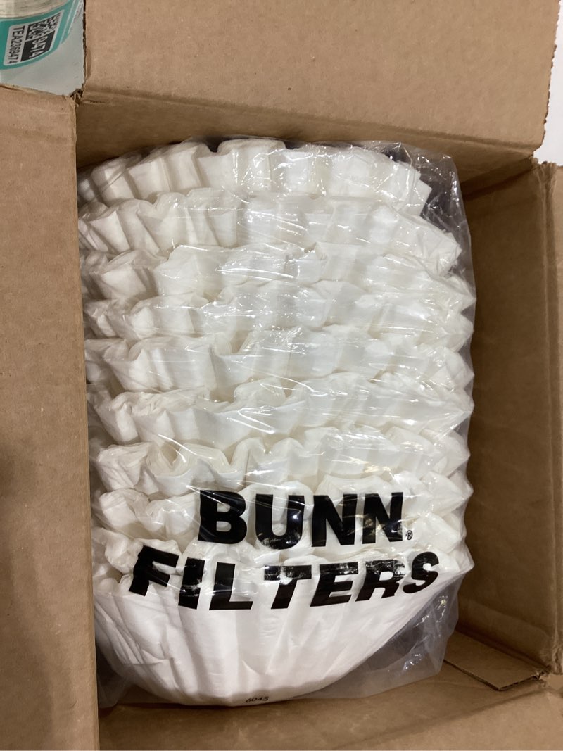 Condition photo showing New/Like New for BUNN Commercial Tea & Paper Coffee Filters, 20138.1000 White, 1.5 Gallon, 500 count