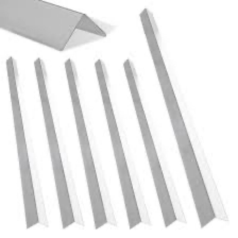 GUANGZHUBS 12-Piece Set, Extra Thick (1mm) Stainless Steel 90° Wall Corner Guards, 2×2×48 Inches, fo