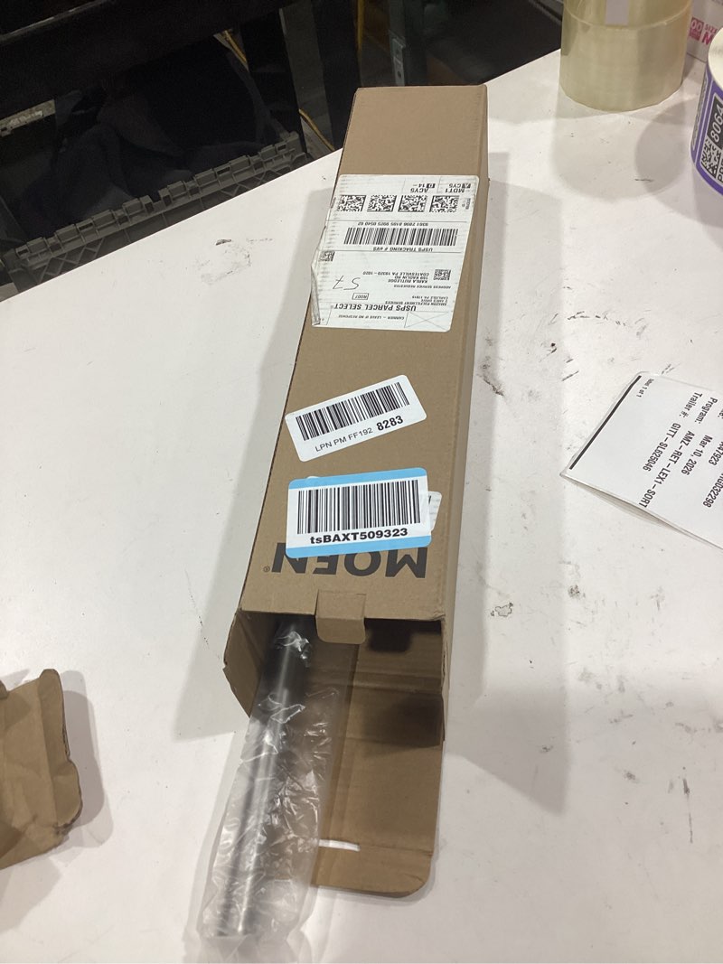 Condition photo showing Good Condition for Moen Madison Collection Brushed Nickel 18-Inch Bathroom Single Towel Bar, Wall Mounted Hand or Body Towel Rack, BP6918BN