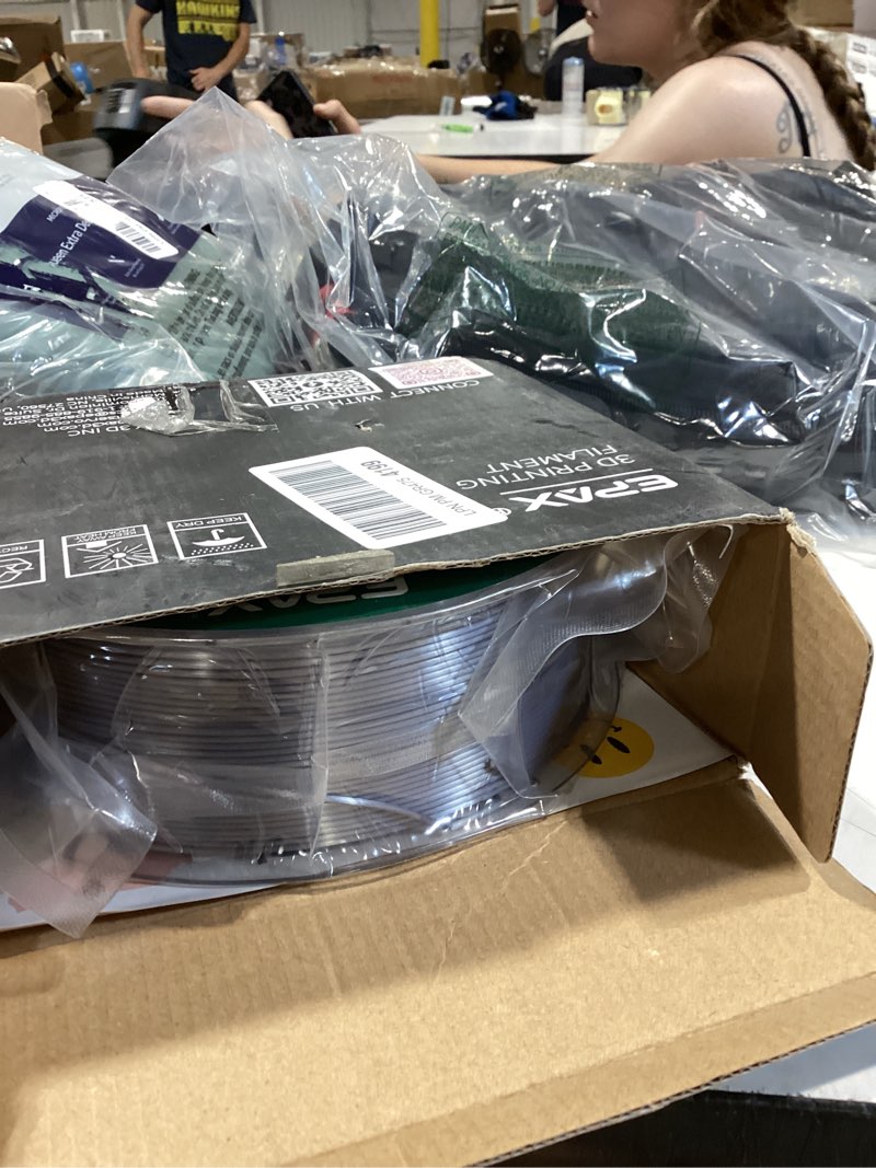 Condition photo showing Good Condition for epax high speed pla+ 3d printer filament, fast pla 3d printing filament, 1.75mm, dimensional accuracy +/- 0.03 mm, 1kg spool (crystal icicle)