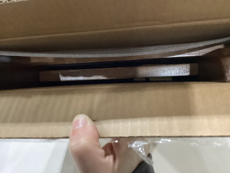 Condition photo showing New/Like New for Outdoor Patio Side Table Small Wood End Square Table Folding Coffee Furniture for Living Room, Bedroom, Plant Stand, Camping Portable Brown S-brown Square