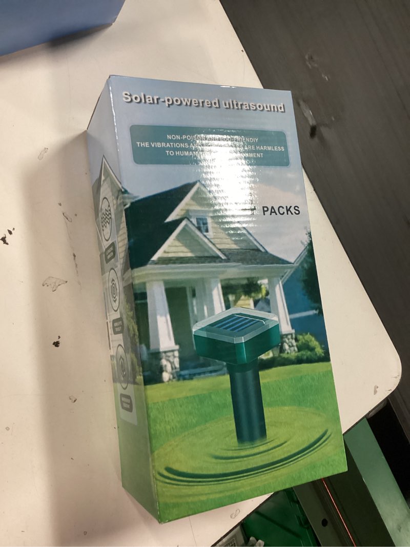 Condition photo showing New/Like New for Snake Repellent for Yard 4PCS,Deer Repellent Devices for Plants/Garden,Solar-Powered Deer & Rabbit Repellent Outdoor,Deer Deterrent Devices Outdoor,Sonic,Electronic and Waterproof