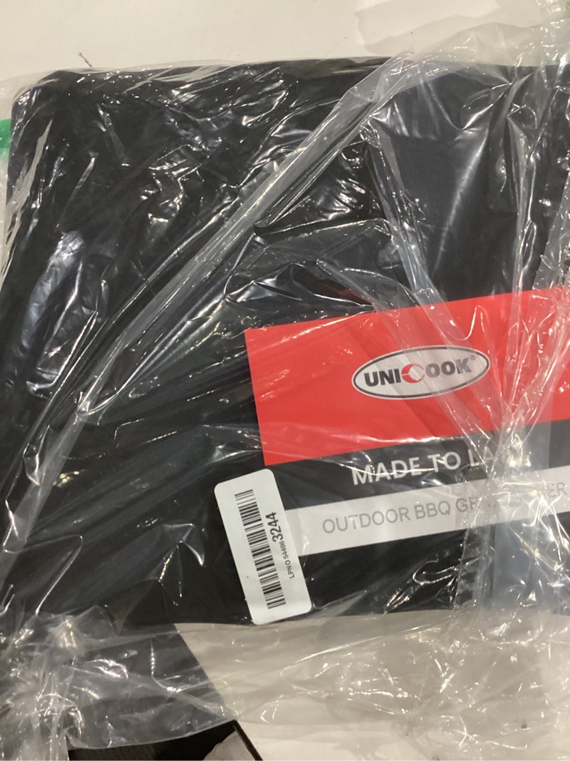 Condition photo showing Good Condition for unicook heavy duty waterproof barbecue gas grill cover, 65-inch bbq cover, special fade and uv resistant material, durable and convenient, fits grills of weber char-broil nexgrill brinkmann and more