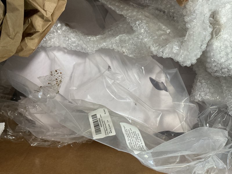 Condition photo showing As Is for 5.4 ft Outdoor Nativity Scene for Yard with LED Lights and Spotlights Weatherproof Nativity Sets with Sheep Camel for Christmas Family Lawns Outdoor Decor, Water Resistant PVC