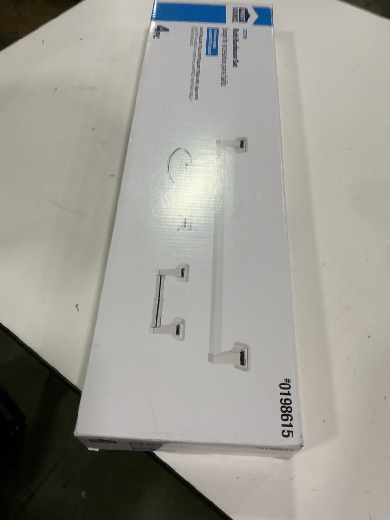 Condition photo showing New/Like New for Project Source 4-piece Seton Polished Chrome Decorative Bathroom Hardware Set