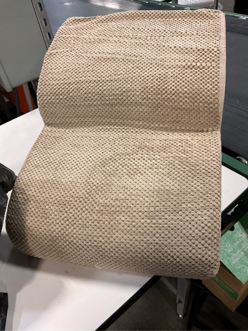 Condition photo showing As Is for Dog Stairs for Small Dogs - High Density Foam Pet Steps, Extra Wide Dog Ramp with Non-Slip Bottom for High Beds, Couch and Sofa, Best for Dogs Injured, Older Doggy Cats,2 Steps, Camel Fleece-Camel 2 Steps