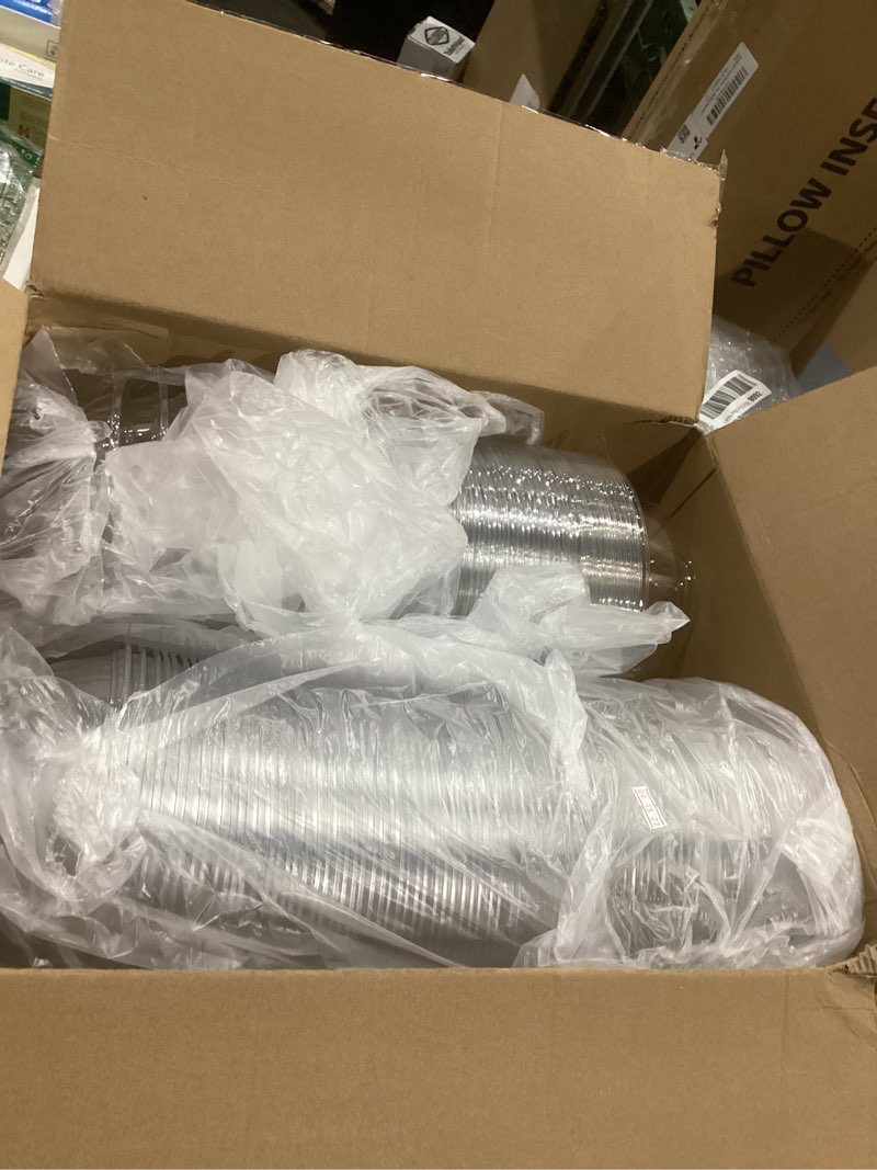 Condition photo showing Good Condition for 100 Pack Clear Plastic Salad Bowls with Airtight Lids 24 oz Disposable Salad Serving Bowl Container for Lunch, Takeout, Party, Catering for Work Travel Meal Prep
