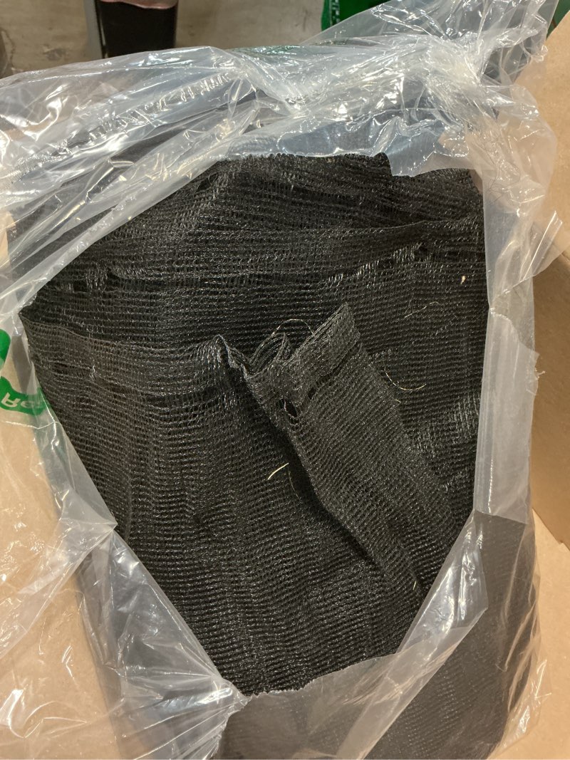 Condition photo showing Good Condition for shade cloth - garden shade mesh netting with grommets outdoor sun shade cover for pergola patio plants greenhouse chicken coop black 90% shading rate(6x6ft)