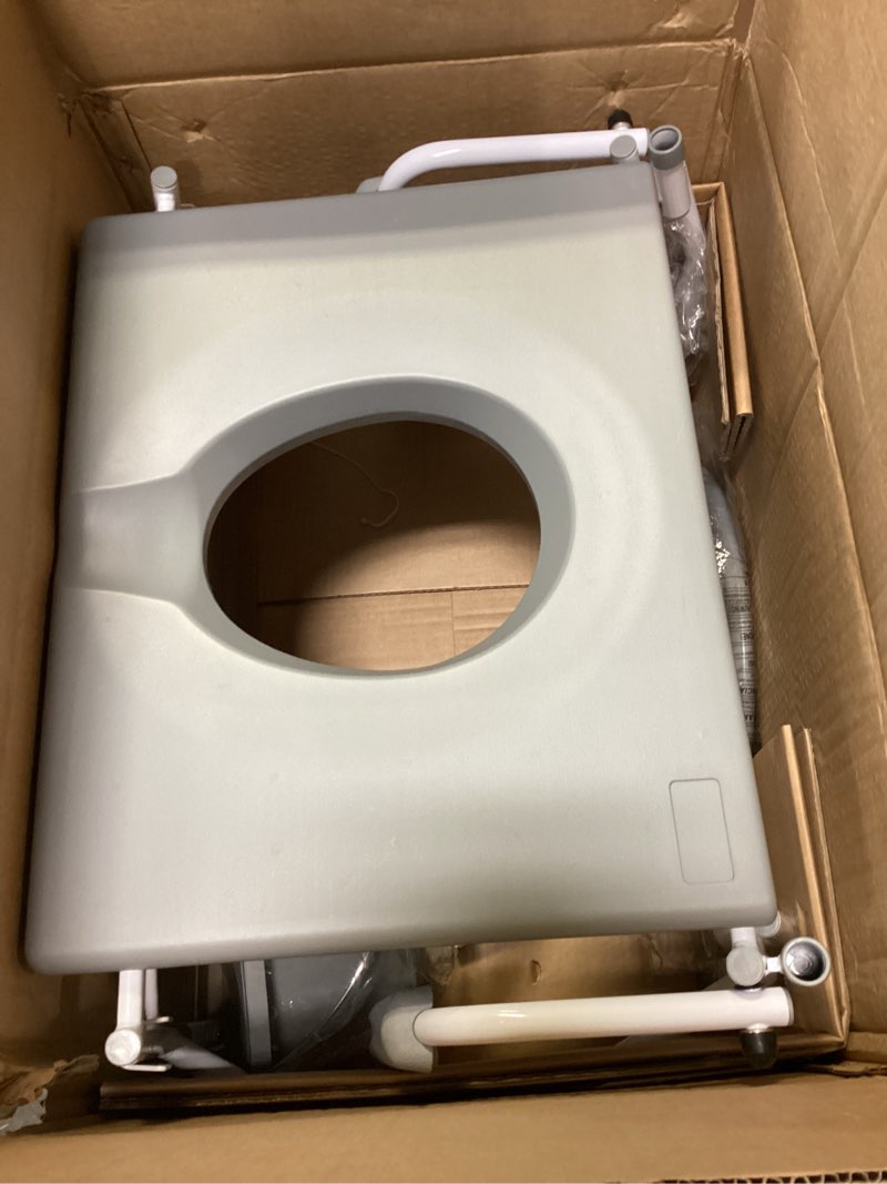 Condition photo showing Good Condition for medline bariatric drop-arm commode - heavy duty steel toilet chair for disabled and elderly, 1,000 lb. weight capacity