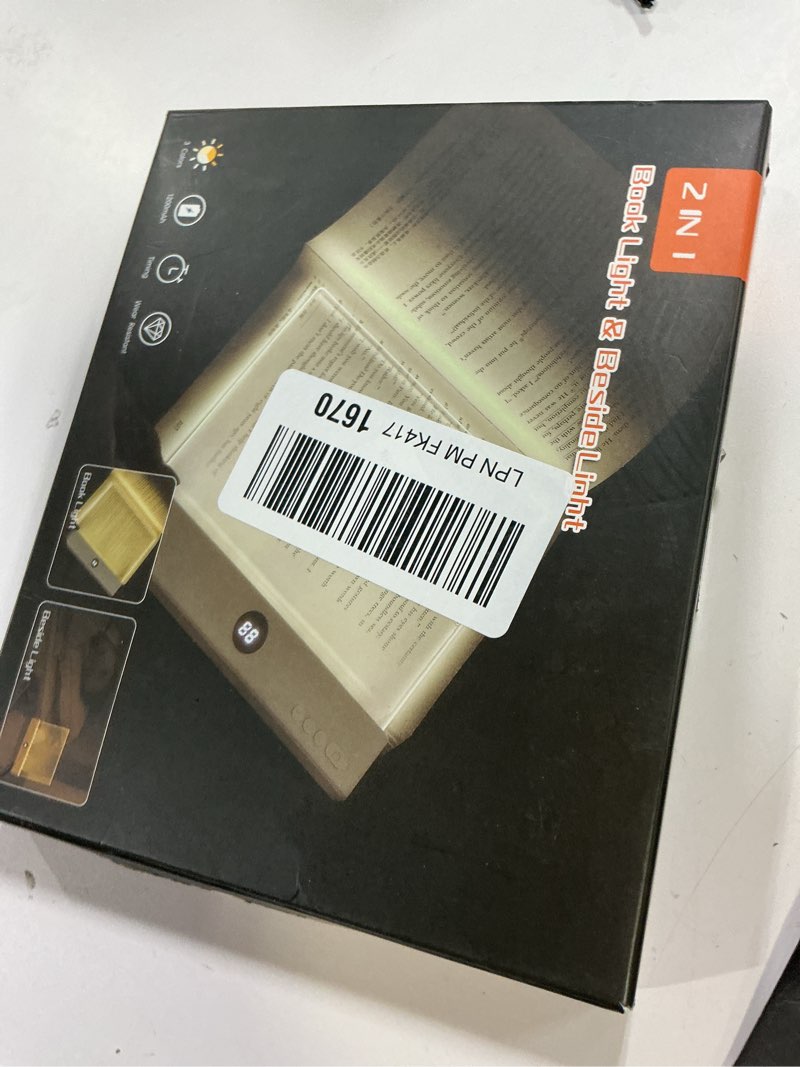 Condition photo showing Good Condition for DENEZE Pink Smart Led Reading Light, Book Light Treasure Box, Rechargeable Clear LED Flat Reading Li