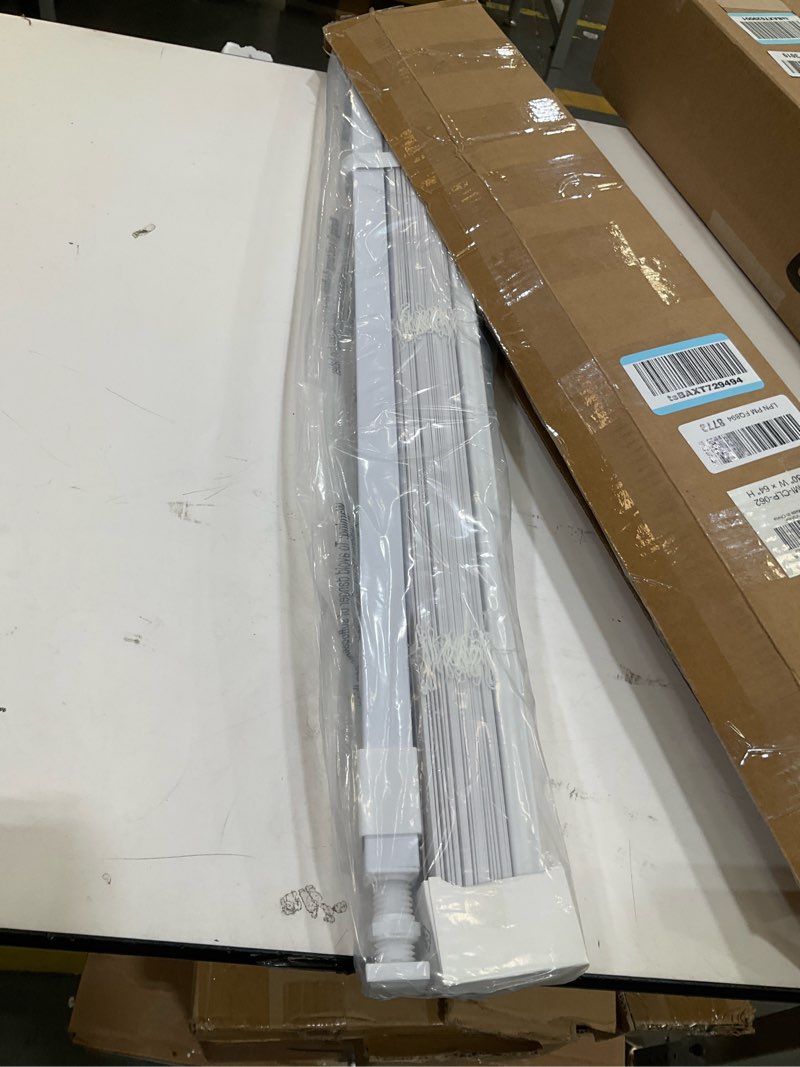 Condition photo showing Good Condition for lazblinds no tools no drill 1" vinyl mini blinds, cordless blinds for windows, light filtering horizontal window blinds & shades, 30" w x 64" h, white cordless-white 30" w x 64" h