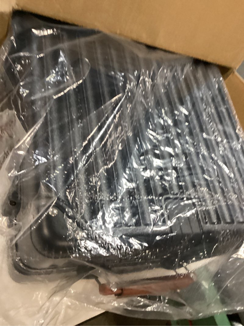 Condition photo showing New/Like New for 20 Inch Carry On Luggage with Leather Handle, PC Zipperless Suitcase with Spinner Wheels and TSA Locks, 22x14x9 Airline Approved Luggage for Travel, Black Black Carry on 20inch