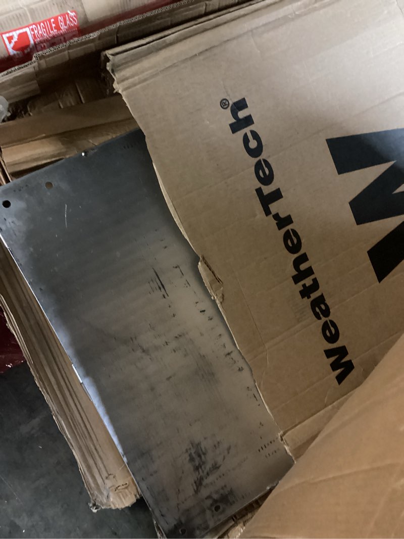 Condition photo showing Good Condition for Blulu ((Minor Defects) Door Threshold Ramp with Handrails Adjustable 40 L x 31.5 W x 24 H Steel Wheelchair Ramp Skidproof Rustproof 496lbs Capacity Portable Handicap Ramps for Steps Homes Stairs