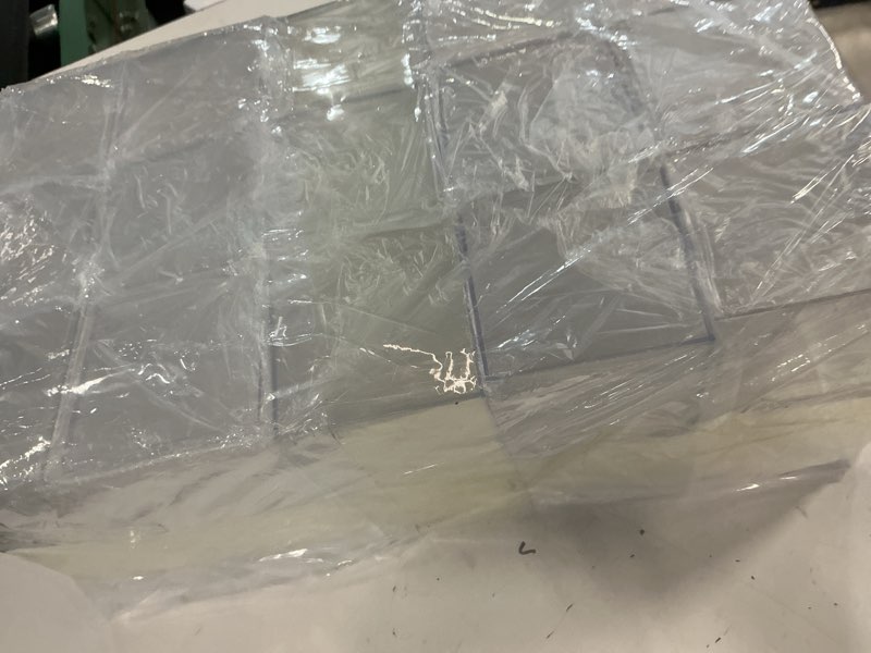 Condition photo showing New/Like New for Homaisson 30 Pcs Clear Acrylic Boxes, Small Clear Containers with Lids, 3.3×3.3×3.3" Plastic Square Cubes, Square Display Boxes for Candy Earring Jewelry Tiny Beads