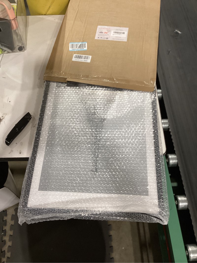 Condition photo showing Good Condition for upsimples 16x24 picture frame, display pictures 14x20 with mat or 16 x 24 without, wall hanging poster frames, black, 1 pack