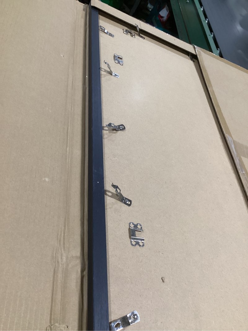 Condition photo showing Good Condition for Engineered Wood 24x32 Frame, Black Picture Frame for 24 x 32 Inch Poster Puzzle Photo, Light Weight 24 by 32 Poster Frame with Wood-grain for Wall - 1 Pack/Black/24 x32 1 24x32