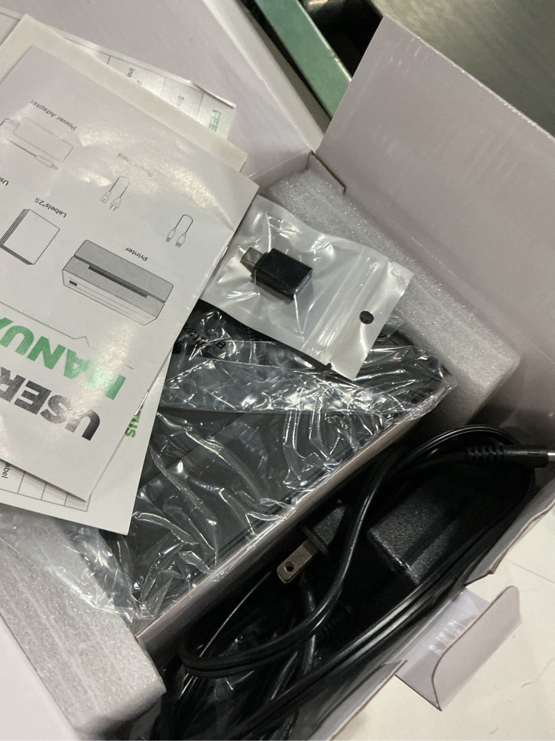 Condition photo showing Good Condition for bluetooth thermal shipping label printer: 4x6 wireless label maker with tape for small business - compatible with iphone, android, windows & mac, widely used for usps ups ebay amazon shopify etsy 1 black