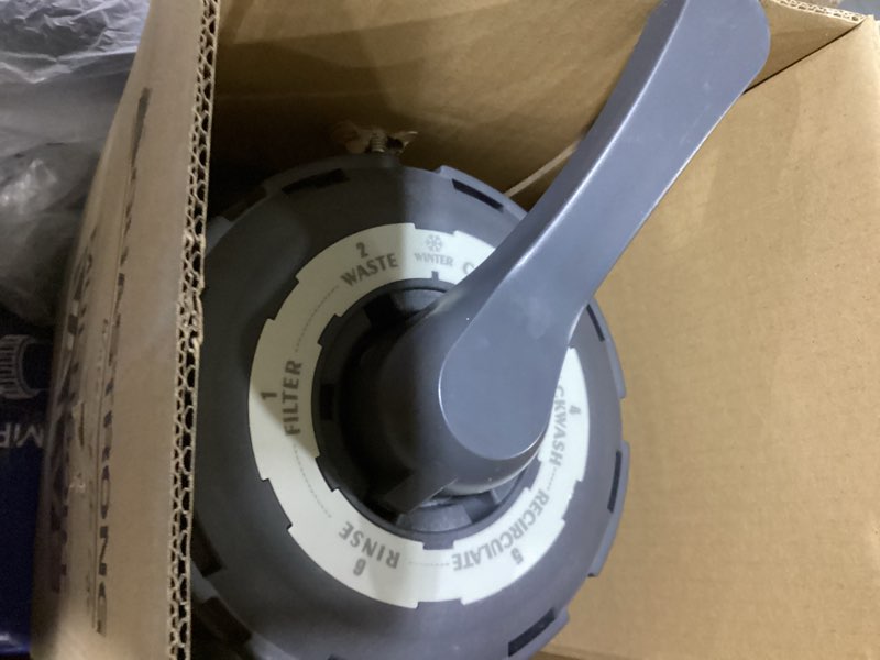 Condition photo showing Good Condition for aquastrong sand filter pump for above ground pool with timer, 1/2 hp pool pumps above ground 2500 gph for pools up to 9000gal, 12in pool sand filter with 6-way valve, improved circulation & filtration