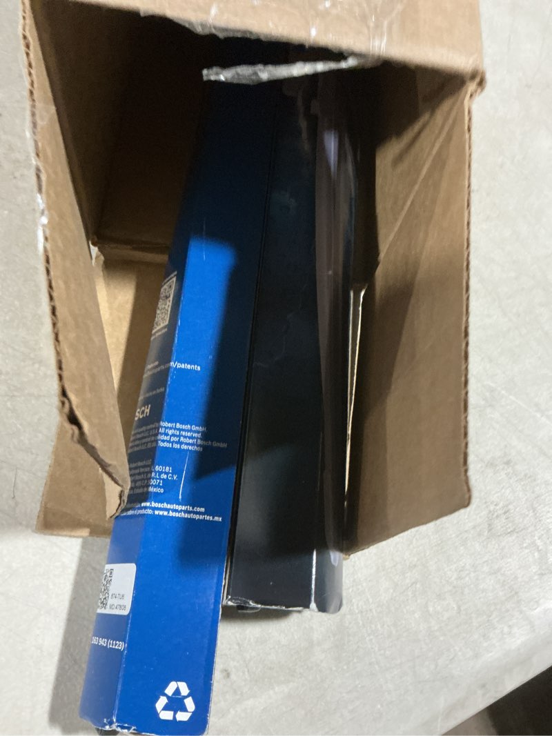 Condition photo showing Good Condition for BOSCH 24A19A ICON Beam Wiper Blades - Driver and Passenger Side - Set of 2 Blades (24A & 19A) Front (24A & 19A) ICON Combo Pack (Front)