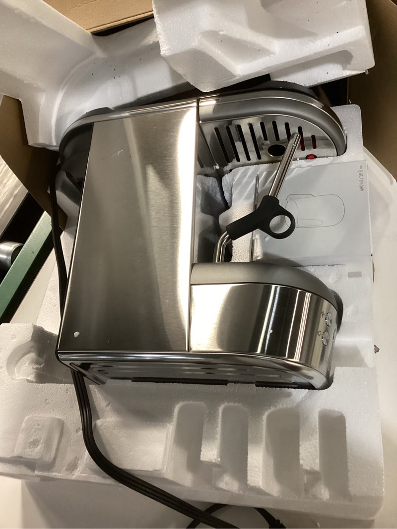 Condition photo showing As Is for Breville Bambino Espresso Machine BES450BSS, Brushed Stainless Steel
