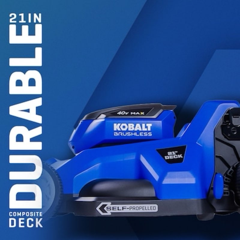 kobalt 40v brushless lawn mower