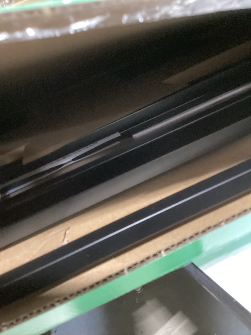 Condition photo showing New/Like New for ingenuity multi-use decorative extra tall walk-thru baby gate, fits openings 28.5-48 inch (pack of 1), black metal, for doorways and stairways, 36' tall baby and pet gate, black, one size