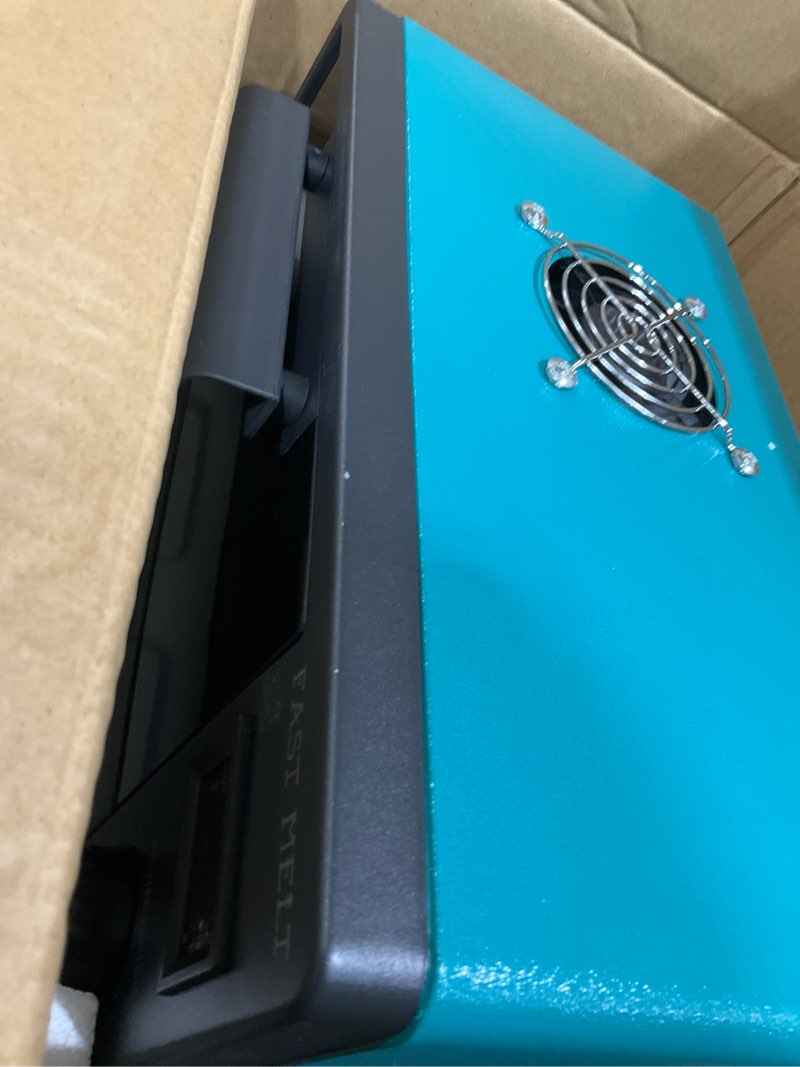 Condition photo showing As Is for FAST MELT UV Resin Curing Box, 395nm UV Curing Light Station with 36 LED Beads, Auto UV Curing Resin Dryer Timer Setting Digital Display(S/M/H) wit Tray, UV Light for Craft|Jewelry Making|DIY Decor Green