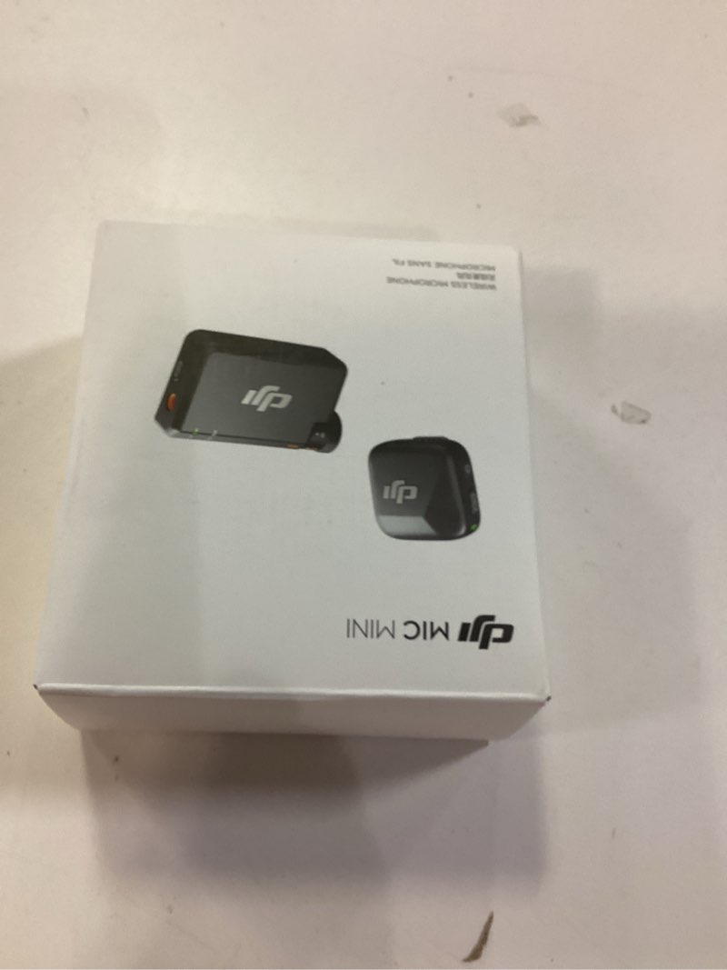 Condition photo showing New/Like New for DJI Mic Mini (1 TX + 1 RX), Wireless Lavalier Microphone for iPhone/Camera/Android, Ultralight, Detail-Rich Audio, Noise Cancelling, Automatic Limiting, Vlog, Streaming, 400m Transmission Mic Mini (1 TX + 1 RX) Single