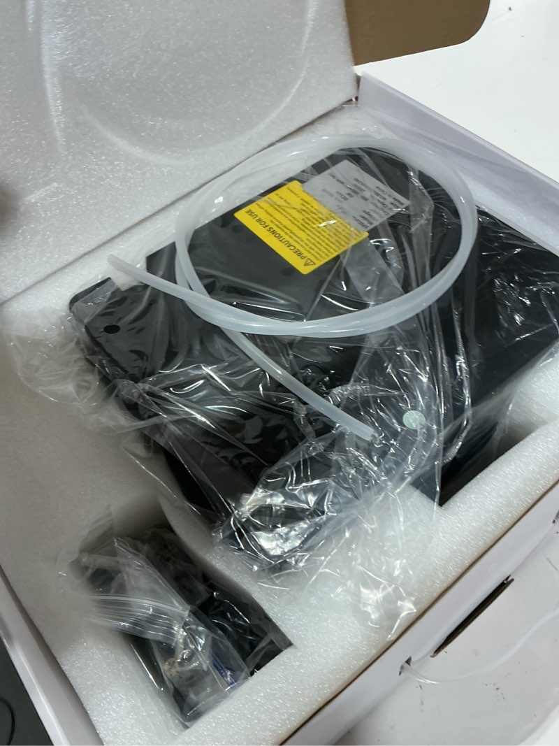 Condition photo showing New/Like New for waterless essential oil diffuser 5000 sq.ft coverage for large home, hotel, or office, 200ml cold air scent diffuser machine with bluetooth app control, quiet no-heat hvac fragrance diffuser black