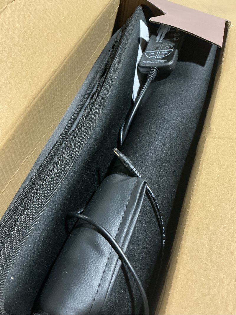 Condition photo showing Good Condition for Massage Mat, Detachable Neck Massager, Full Body Vibration Heating, Massage Pad with 10 Vibrating Motors and 9 Speed Settings for Home Office Use, Gift for Men Women Parents Christmas,Black