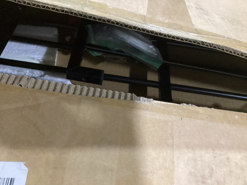 Condition photo showing Good Condition for 71" Extra Tall Pet Gate Cat Gate with Cat Door, 28.7"~37.5" Extra Wide Pressure Mounted Pet Barrier Auto-Close Safety Pet Gate with Walk Through Door Latch,Black Black Opening 28.7~37.5 Inches Wide