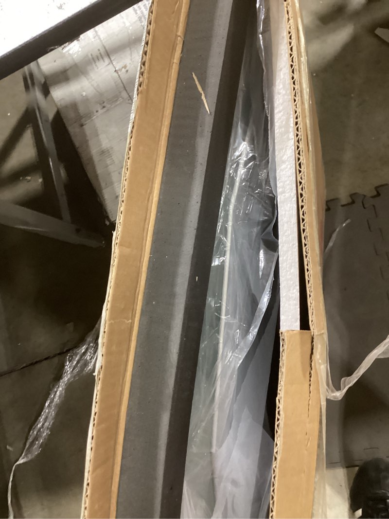 Condition photo showing Good Condition for Wall Mounted Bathroom Vanity Mirror, 24"x36" Single Beveled Edge Frameless Rounded Rectangle Mirror, Large Bathroom Mirrors for Over Sink, Living Room, Entryway, Hang Horizontally & Vertically 36"L x 24"W Rounded Rectangle Shaped Nature