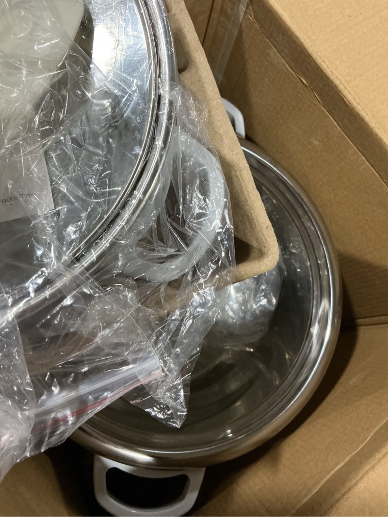 Condition photo showing Good Condition for Aroma Housewares 14-Cup (Cooked) / 3Qt. Select Stainless Pot-Style Rice Cooker, & Food Steamer, One-Touch Operation, Automatic Keep Warm Mode, White (ARC-757-1SG)