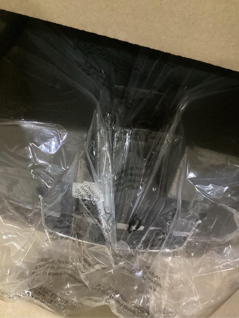 Condition photo showing New/Like New for simplehuman 50 liter / 13 gallon semi-round kitchen step trash can with secure slide lock, grey plastic gray
