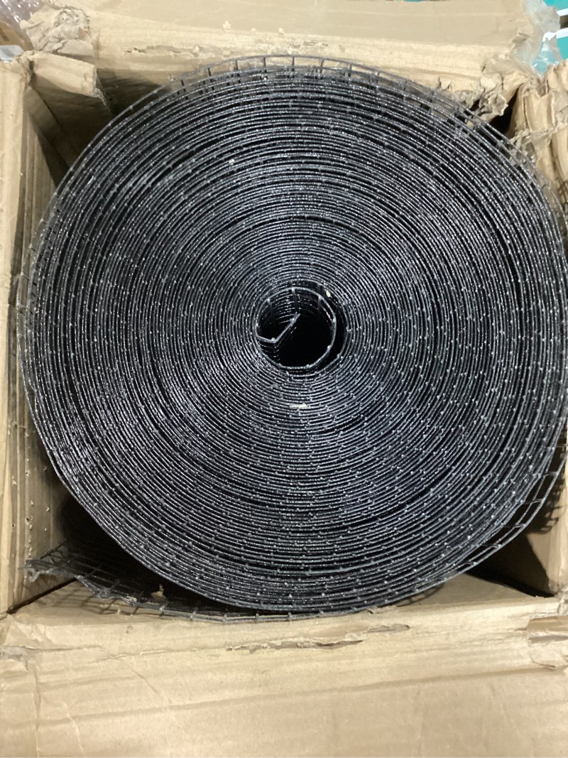 Condition photo showing New/Like New for Black Hardware Cloth 1/2inx48inx100ft, 19GA, Chicken Wire Fencing Roll, Black Chicken Wire Mesh, Vinyl PVC Coated Welded Wire Mesh for Chicken Coop Barrier, Rabbit Snake Poultry Fences 1/2x48inx100ft