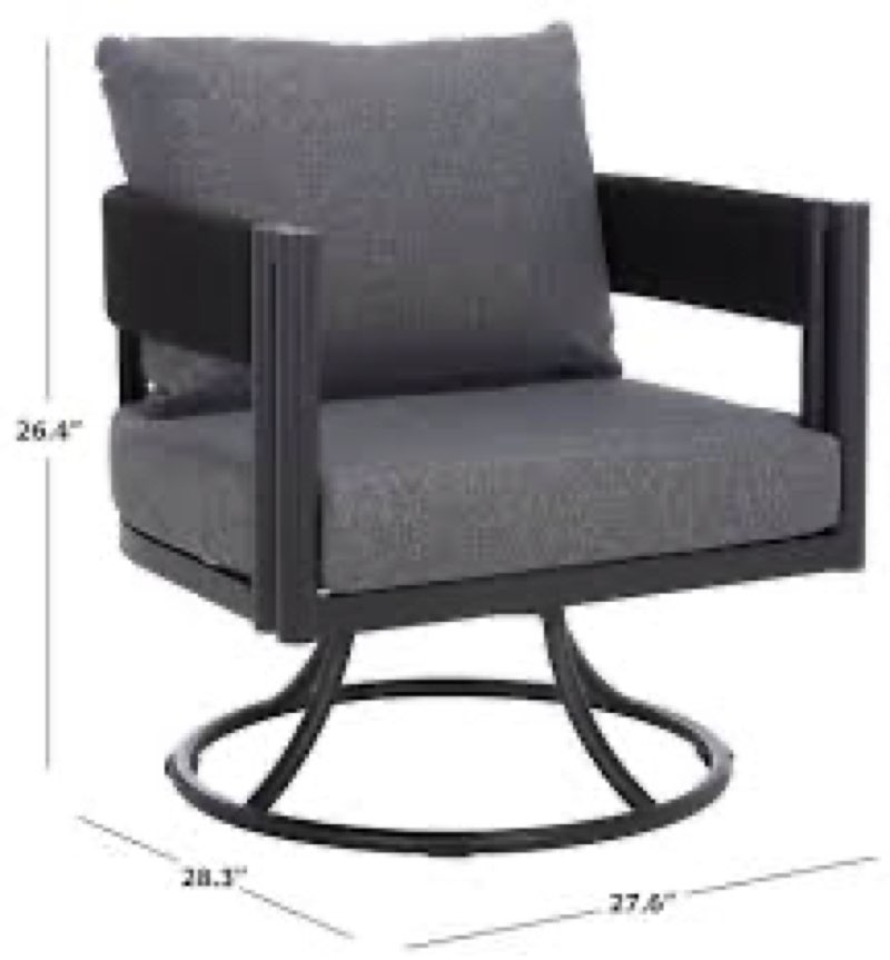 safavieh outdoor swivelpatio chair 