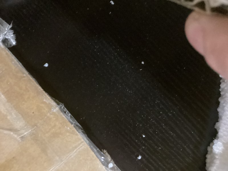 Condition photo showing Good Condition for Amazon Basics 4 Foot Rectangular Folding Dining Table, 4 Adjustable Height Settings with Carrying Handle, Indoor & Outdoor, White, 47.8 x 23.9 x 33.9 in 47.8 x 23.9 x 33.9 in White