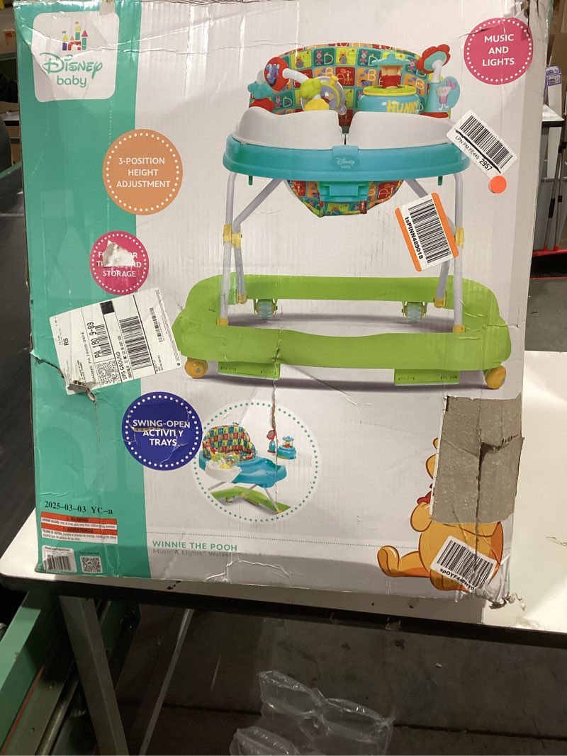 Condition photo showing Good Condition for disney baby winnie the pooh toys walker, baby walker with wheels, music & lights, bees knees
