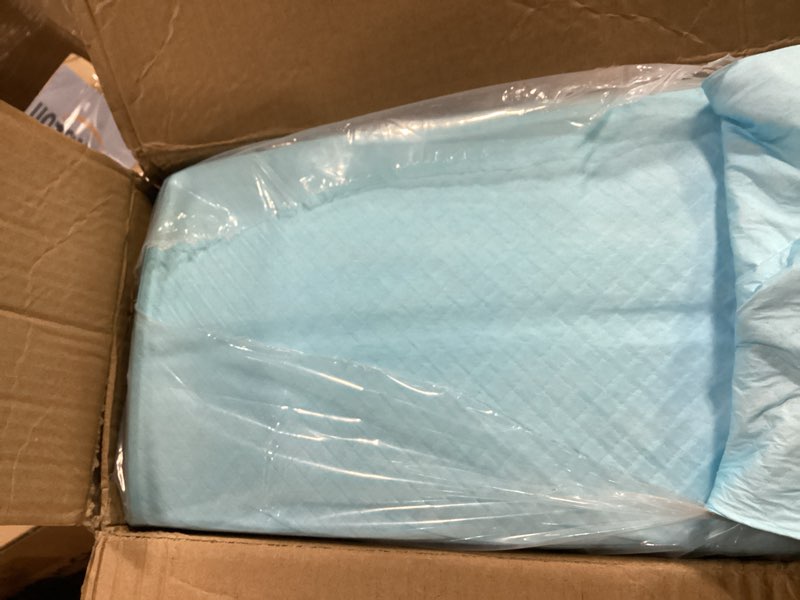 Condition photo showing Good Condition for puppy pads xl 100 count, dog pee pads extra large, 34"x28" pee pads for dogs, x-large disposable dog training pads super absorbent&leak-proof, crate potty piddle pads for doggy, pet supplies 34"×28" - 100 count (blue)