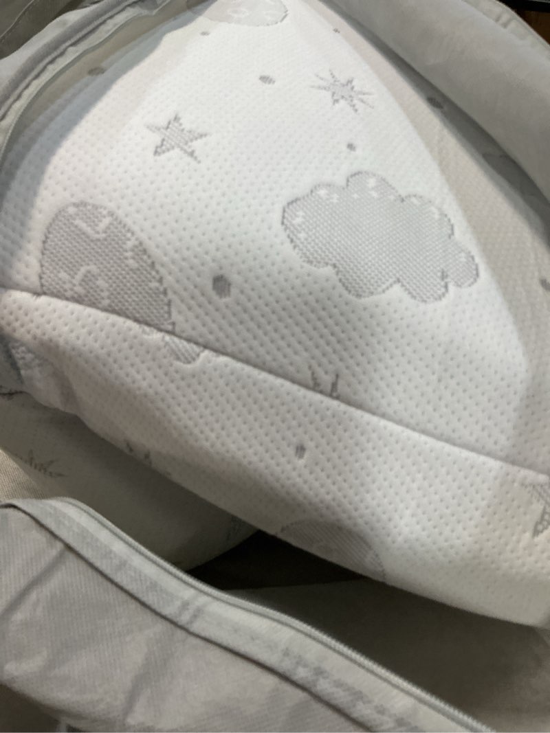 Condition photo showing Good Condition for Trifold Pack and Play Mattress 38x26'' Breathable Soft Plush Memory Foam for Baby Toddler Travel Includes Carry Bag Removable Washable Cover Fits Play Pen Playard Pack n Play Mattress Pad 38*26*3.1''