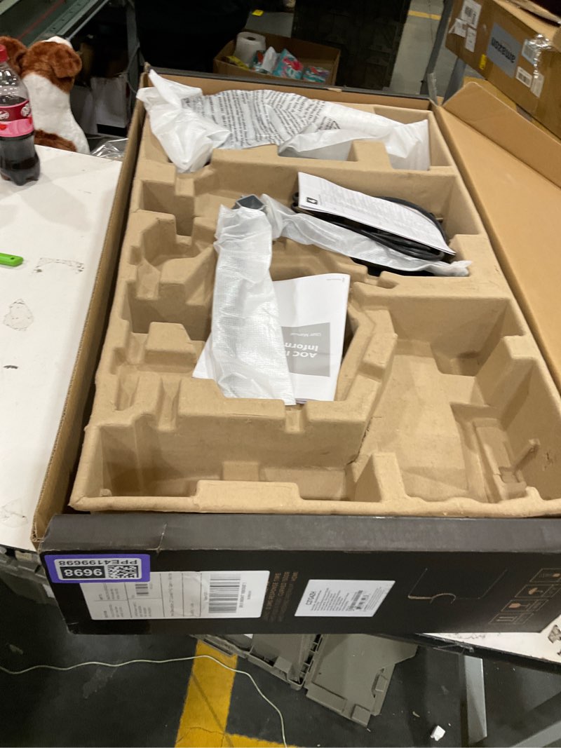 Condition photo showing New/Like New for aoc 27" curved gaming monitor, fhd 1080p, 280hz (dp) 240hz (hdmi), 0.3ms mprt, va panel 1500r, amd freesync premium, hdr ready, height adjustable, displayport hdmi c27g4zh