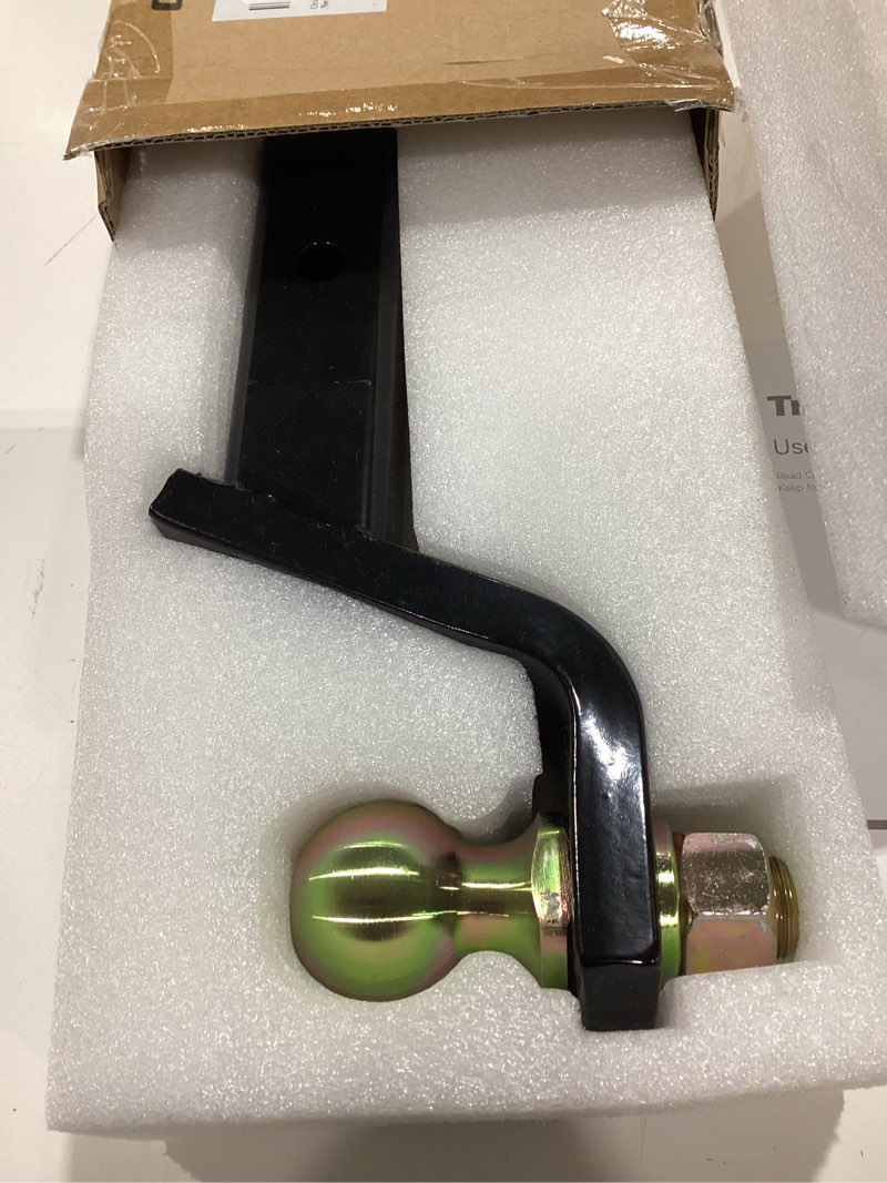 Condition photo showing Good Condition for orion motor tech trailer hitch ball mount, for 2" receiver with 2" ball 4" drop 8000 lb. towing capacity, heavy-duty tow hitch reversible ball hitch for truck boat rv cargo with hitch pin & clip 2" ball 4" drop & 2-3/4" rise