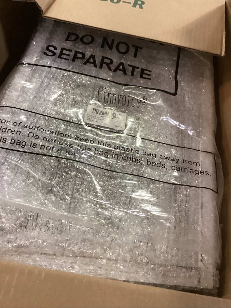 Condition photo showing Good Condition for 40" Wood Christmas Tree Collar XL Hexagon Christmas Tree Bottom Cover Rustic Vintage Tree Skirt for 7.5-12 ft Christmas Tree, Wooden Xmas Oversized Tree Ring for Home Festive Party Decor