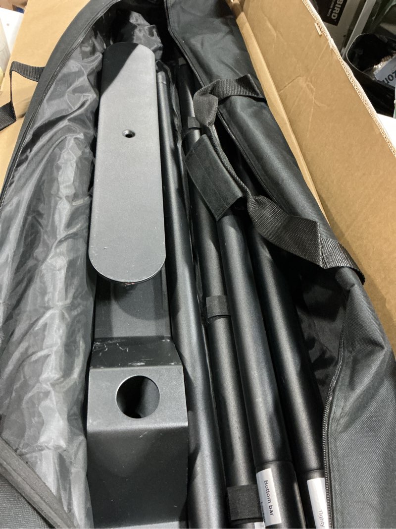 Condition photo showing Good Condition for fudesy 10x10 ft backdrop banner stand, heavy duty adjustable background kit with carrying bag, step and repeat photography frame for trade show display photo booth parties 10x10ft