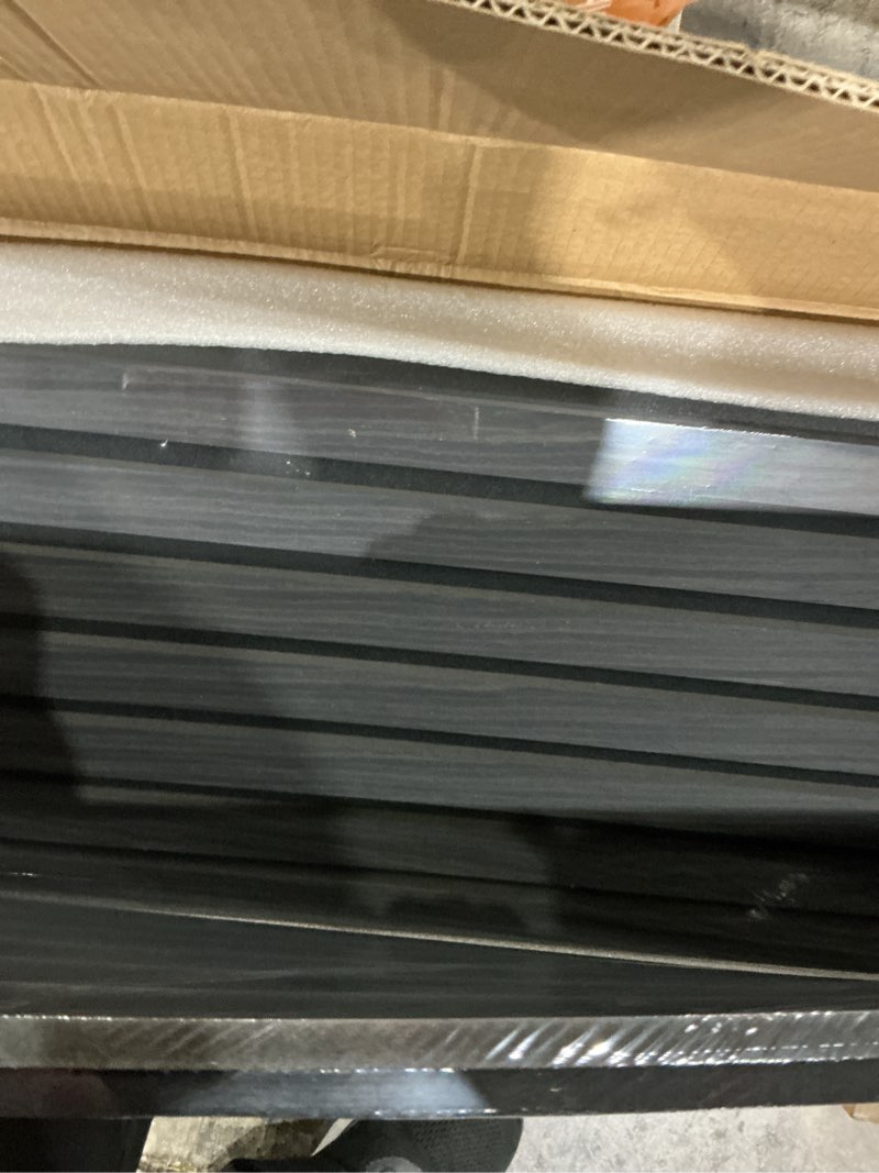 Condition photo showing Good Condition for avana acoustic wood wall panels – 93.2x11.25 inch panels – fits 94x12 layout – smoke oak acoustic panels 4 pcs – wall panels for interior wall decor for homes, offices – sturdy wood panels for wall 94x11 (4 pcs) smoke oak