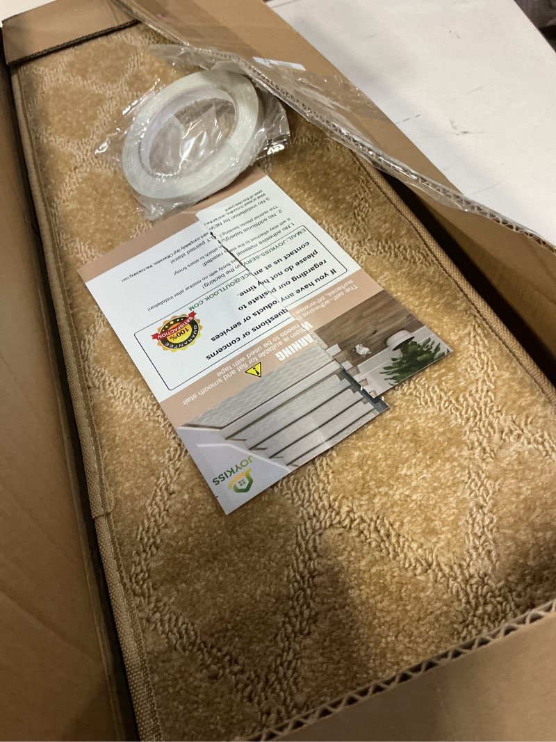 Condition photo showing Good Condition for PADOOR Stair-Treads Non Slip 15PCS, Stair Treads for Wooden Steps Rubber Backing Indoor, Carpet Stair Treads Residue Free, Stair Runner Durable Stair-Carpet Treads for Kids and Dogs 8"x30" Beige Beige 15PCS - 8"x30"